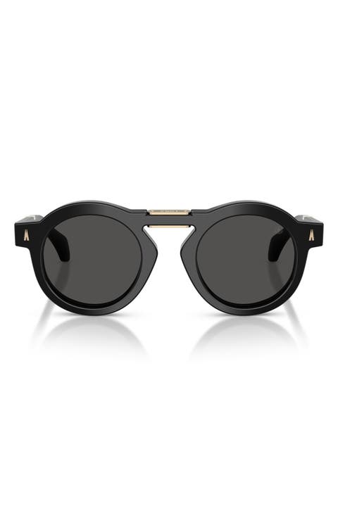 Glisse 47mm Small Round Sunglasses