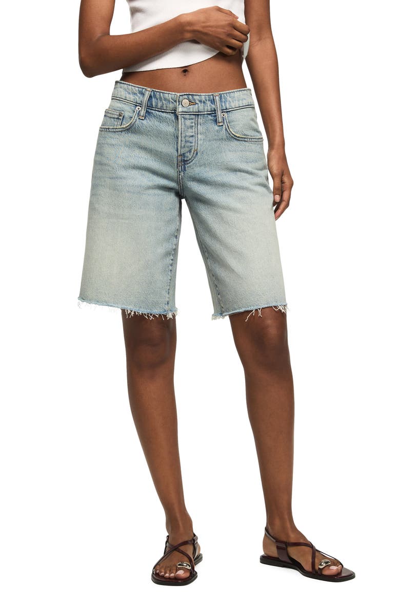 Baggy Cutoff Denim Shorts, Main, color, BRAT ENERGY WASH