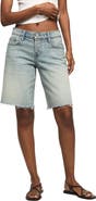Lucky Brand Baggy Cutoff Denim Shorts