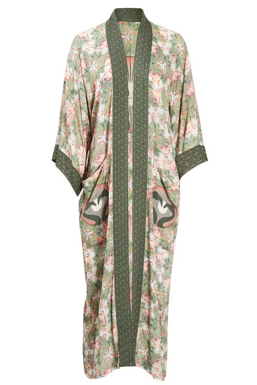 Henelle Duster Robe In Palm Springs