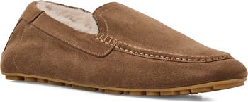 Aquatalia Qalista Weatherproof Faux Shearling Lined Driving Shoe