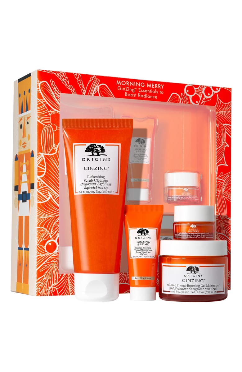 Origins Morning Merry GinZing<sup>™</sup> Essentials to Boost Radiance Skin Care Set, Main, color,