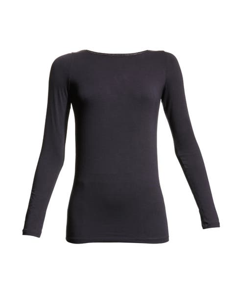 Soft Touch Long Sleeve Merrow Edge Boatneck T-Shirt