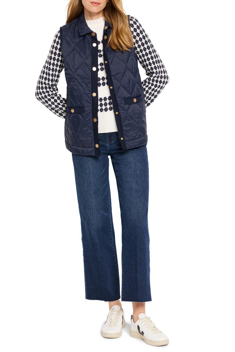 Puffer Vest, Alternate, color, DARK INDIGO