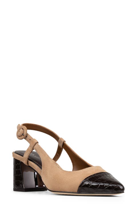 Song Slingback Pointed Toe Pump (Women)