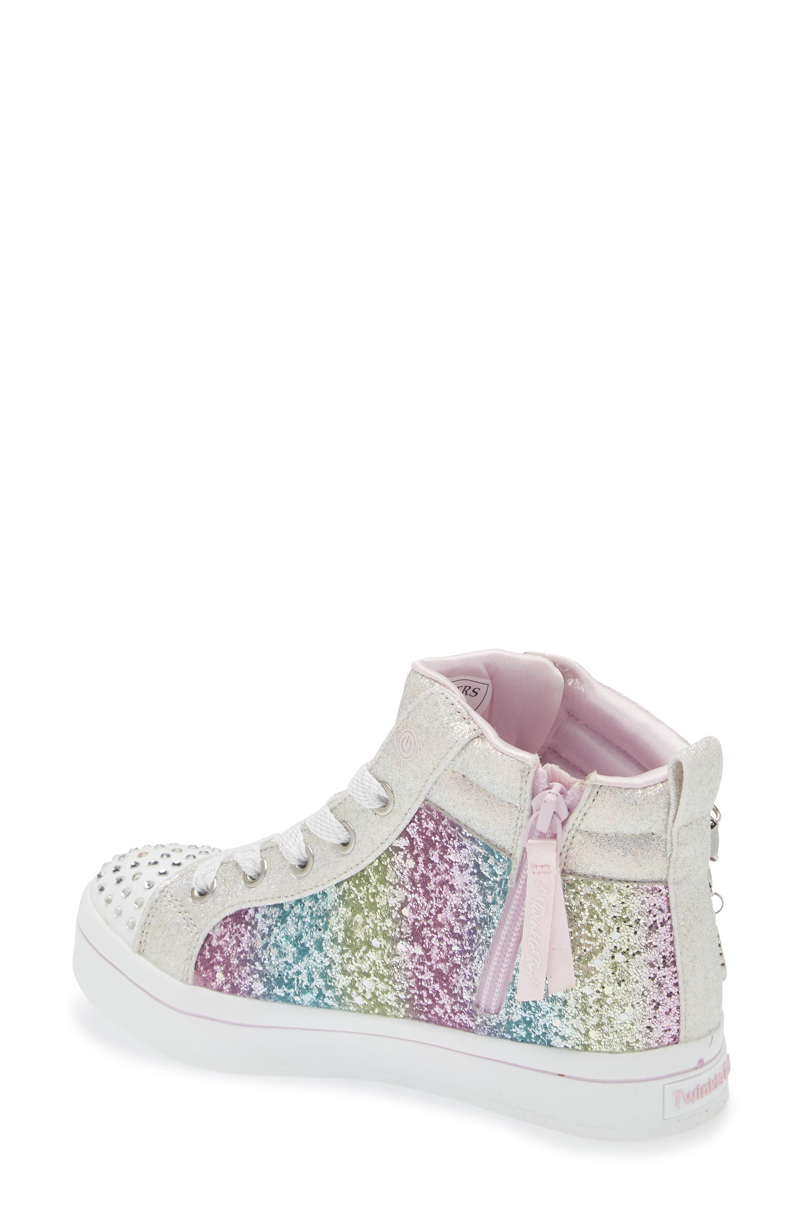 SKECHERS Kids' Twinkle Toes<sup>®</sup> Twi-Lites Light-Up High Top Sneaker, Alternate, color, 