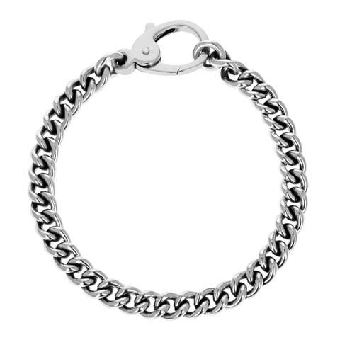 2mm Curb Link Bracelet with Lobster Clasp