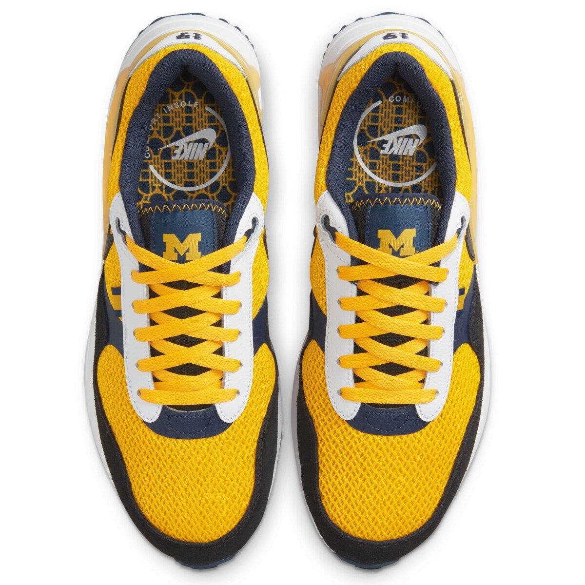 Nike Unisex Nike Maize Michigan Wolverines Air Max SYSTM Shoe, Alternate, color, 