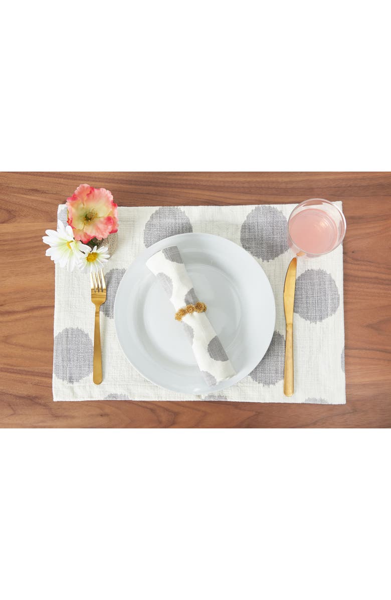 carol & frank Dot Napkin, Alternate, color, Grey