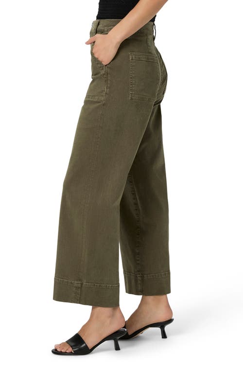 PAIGE PAIGE CAMERON HIGH WAIST ANKLE WIDE LEG UTILITY JEANS