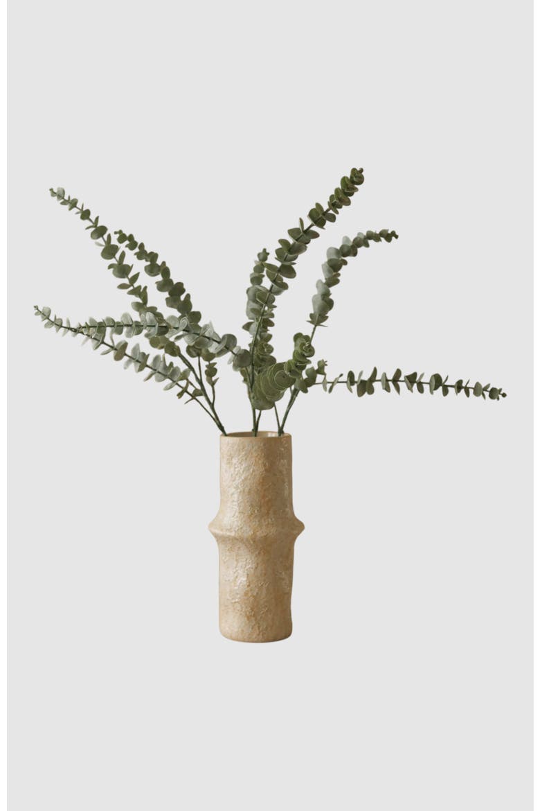 Green Eucalyptus Five Leaves, Alternate, color, Green