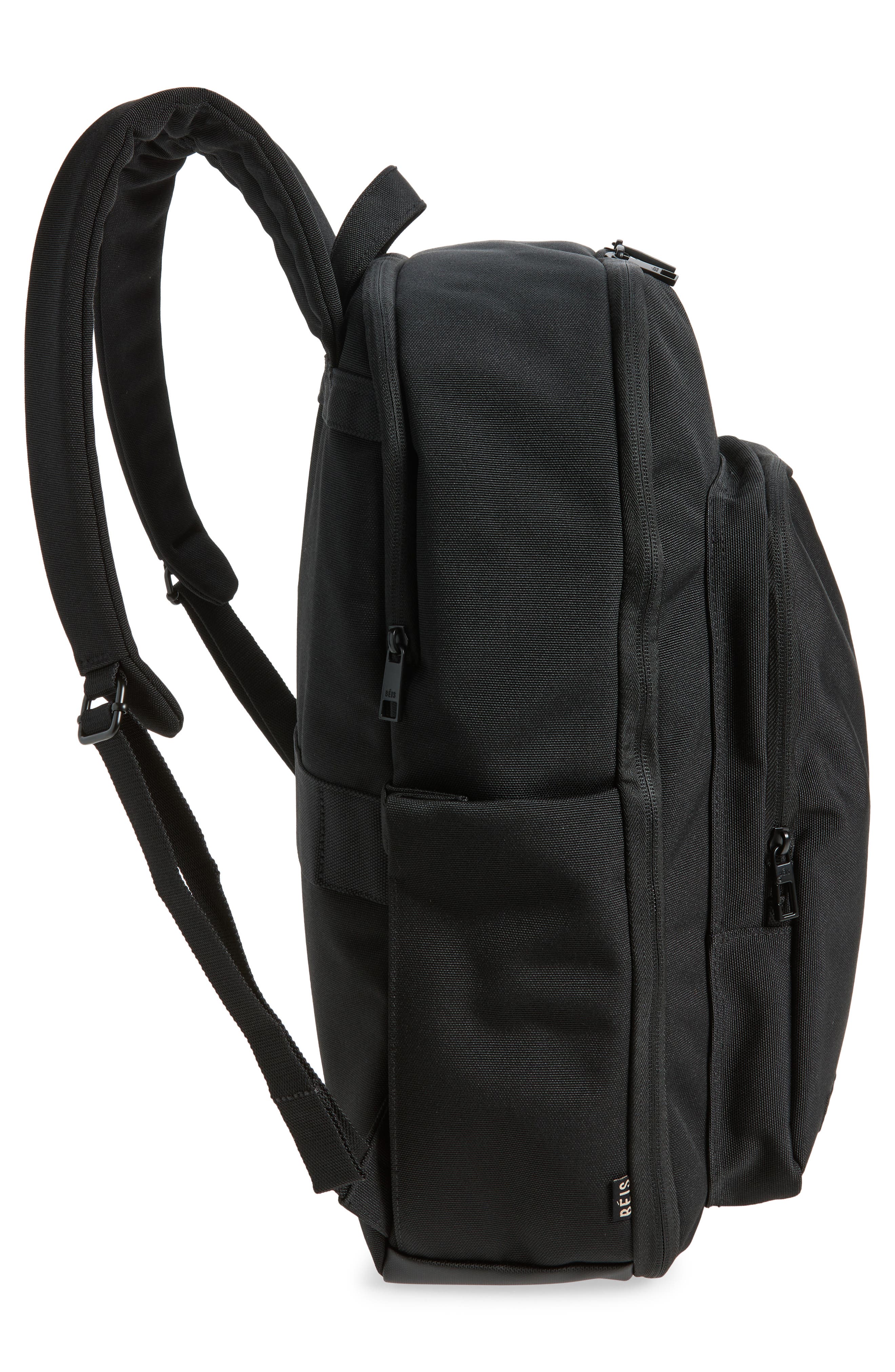 The Travel Backpack, Alternate, color, BLACK