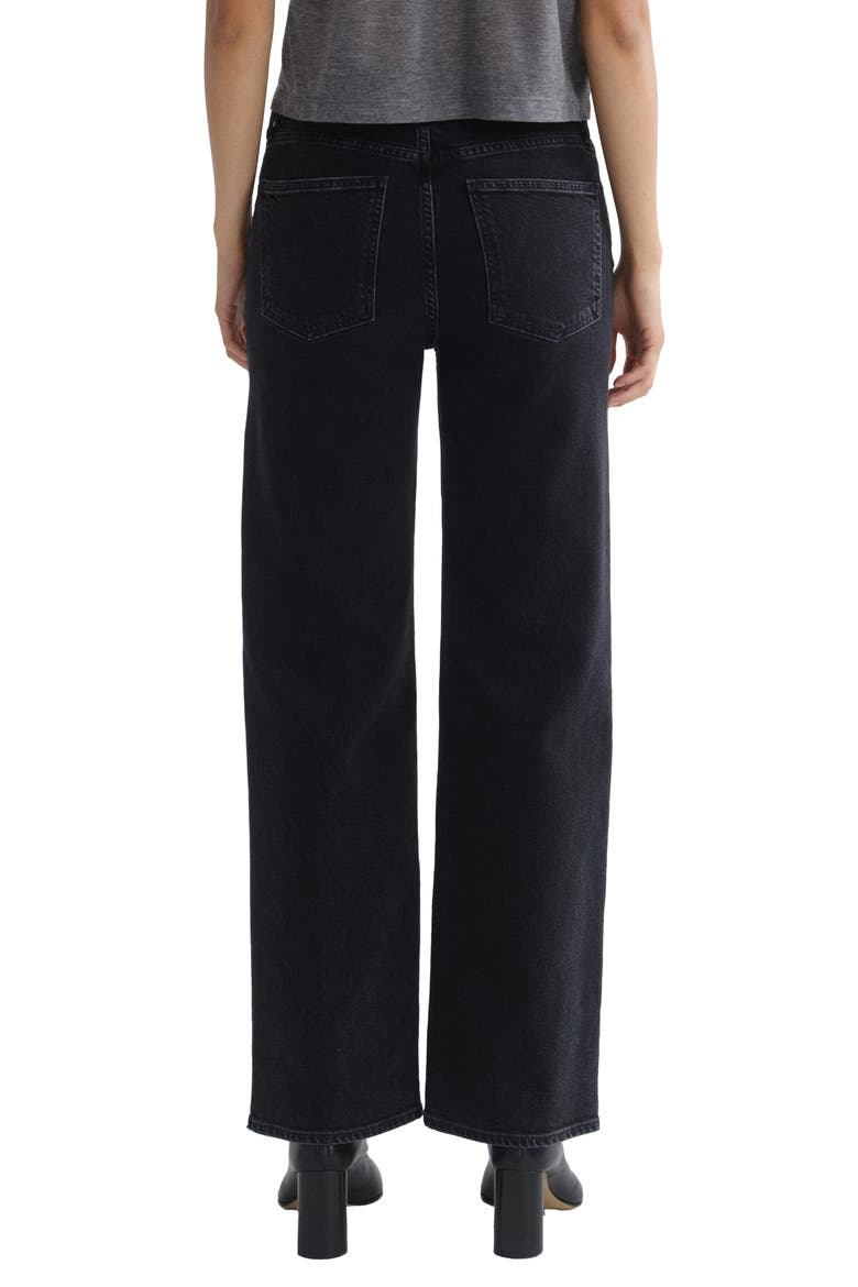 Harper Relaxed Straight Leg Jeans, Alternate, color, DARK VINTAGE BLACK