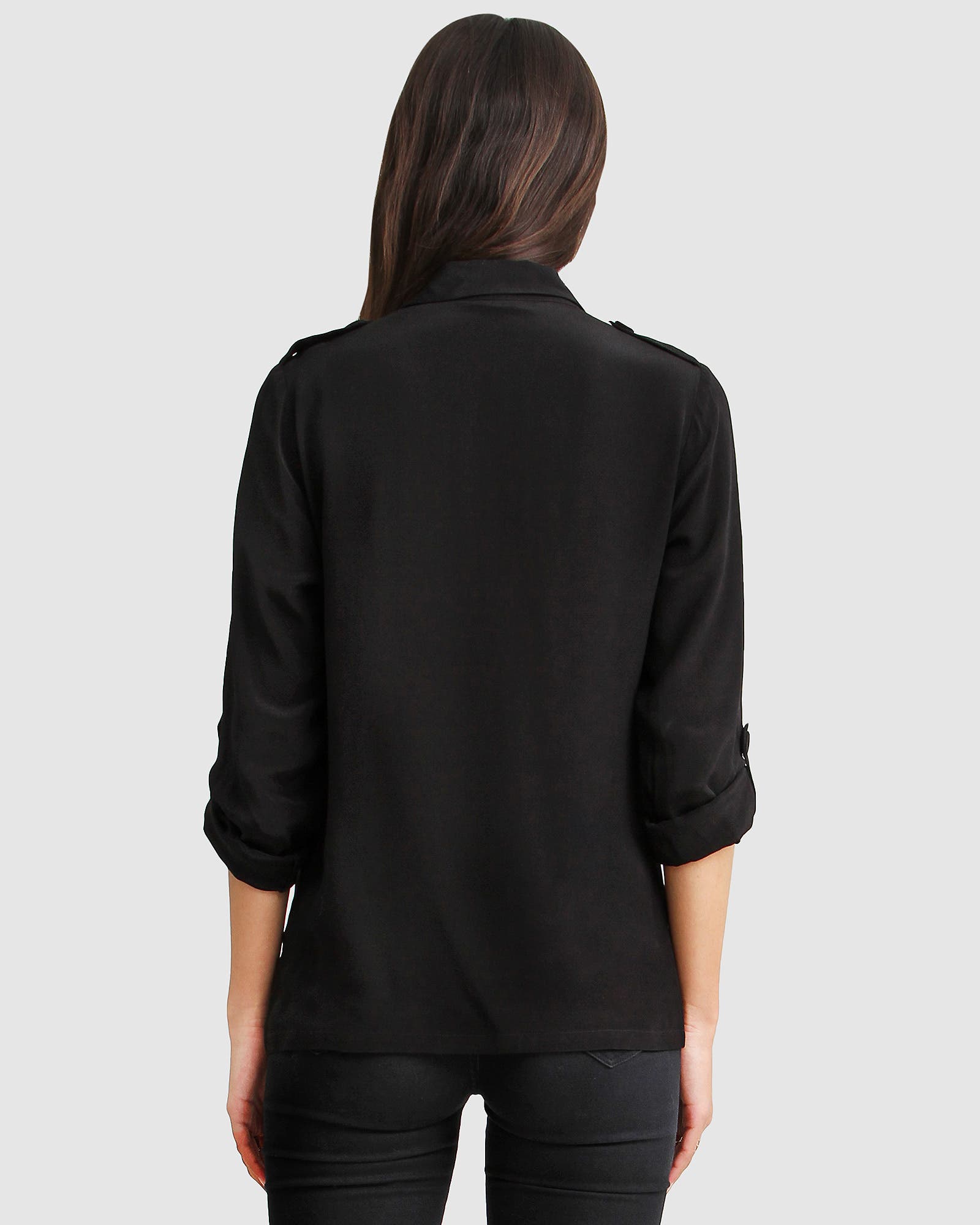 Eclipse Rolled Sleeve Blouse - image 2