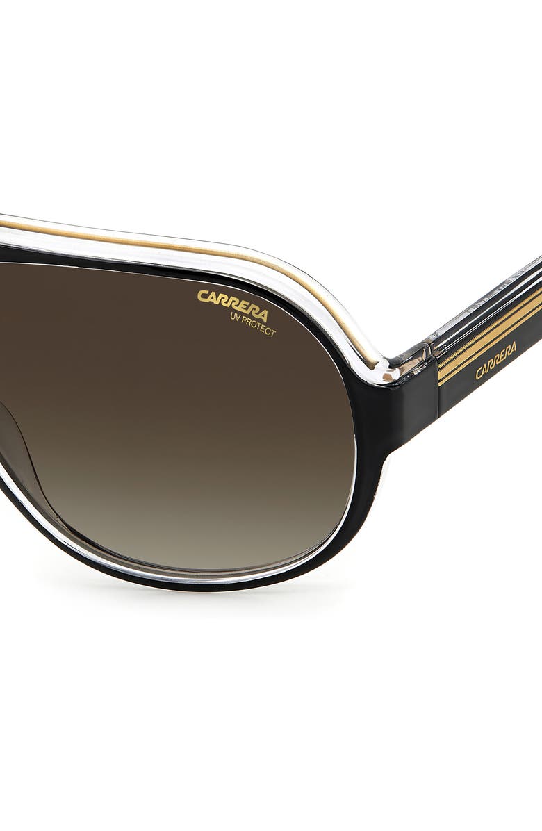 Carrera Eyewear Speedway 63mm Aviator Sunglasses, Alternate, color, 