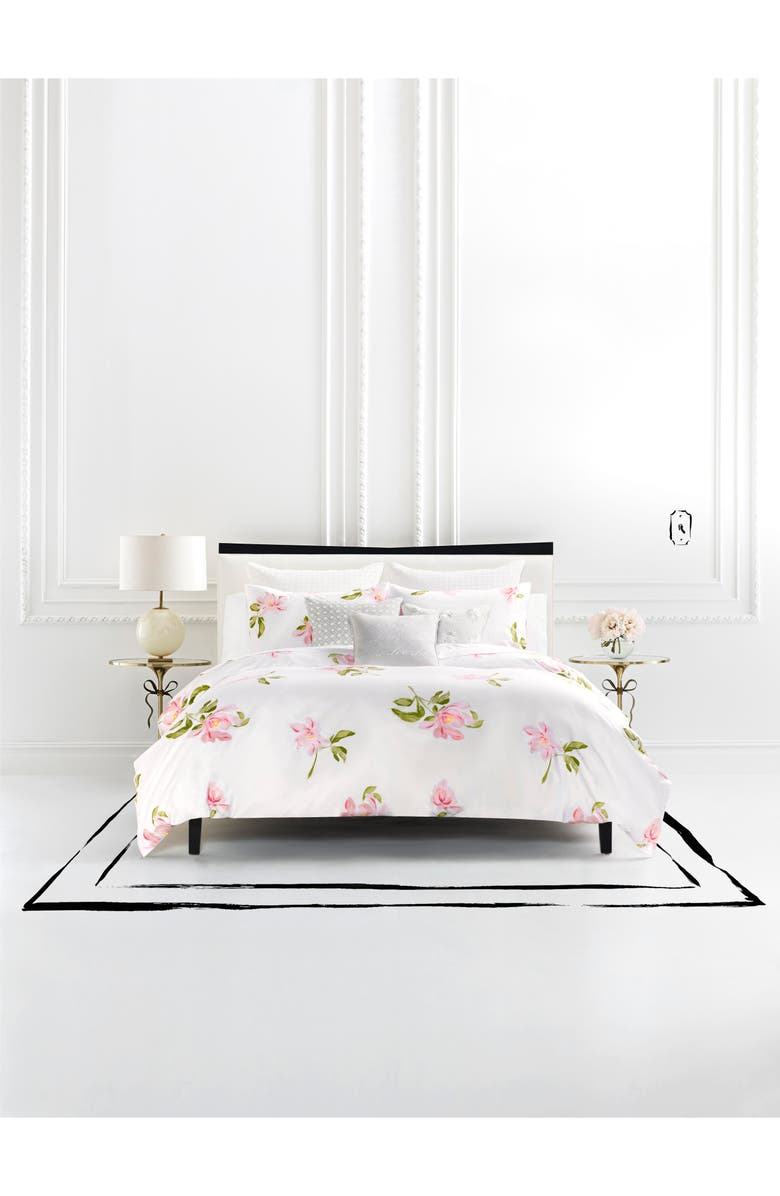Kate Spade New York breezy magnolia comforter & sham set, Main, color, 