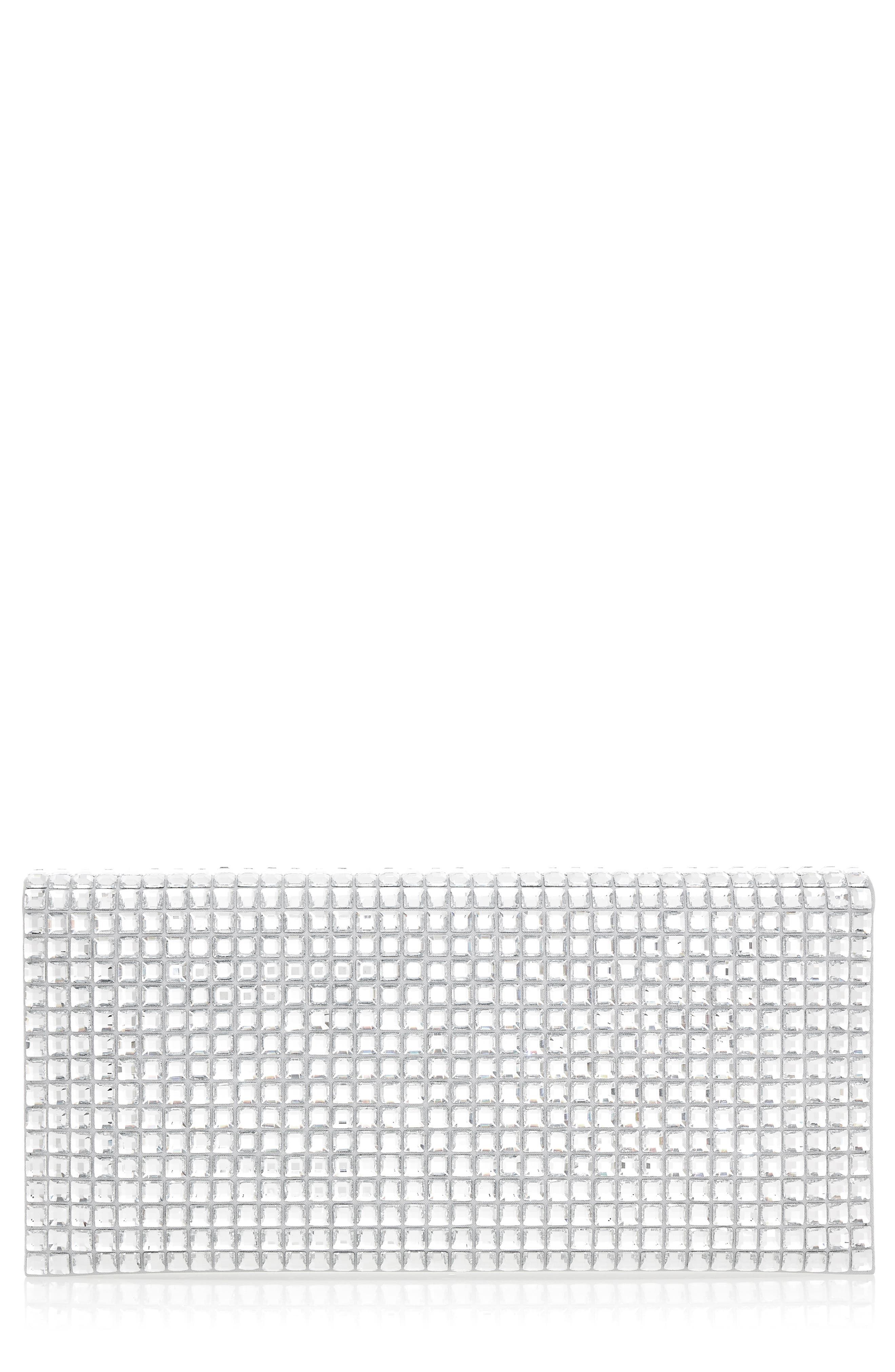 JUDITH LEIBER COUTURE Crystal Embellished Clutch, Main, color, 