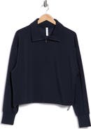 Z by Zella Whisper Knit Half Zip Sweatshirt