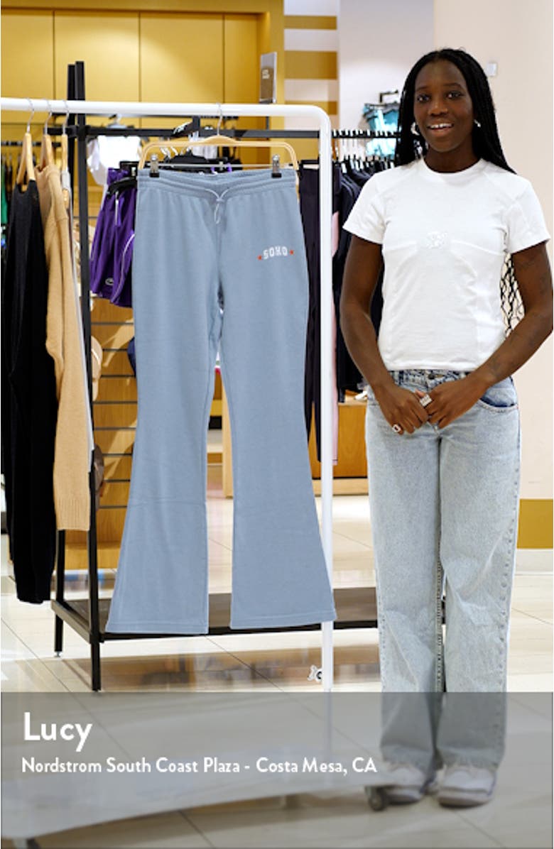 Soho Flare Leg Sweatpants, sales video thumbnail
