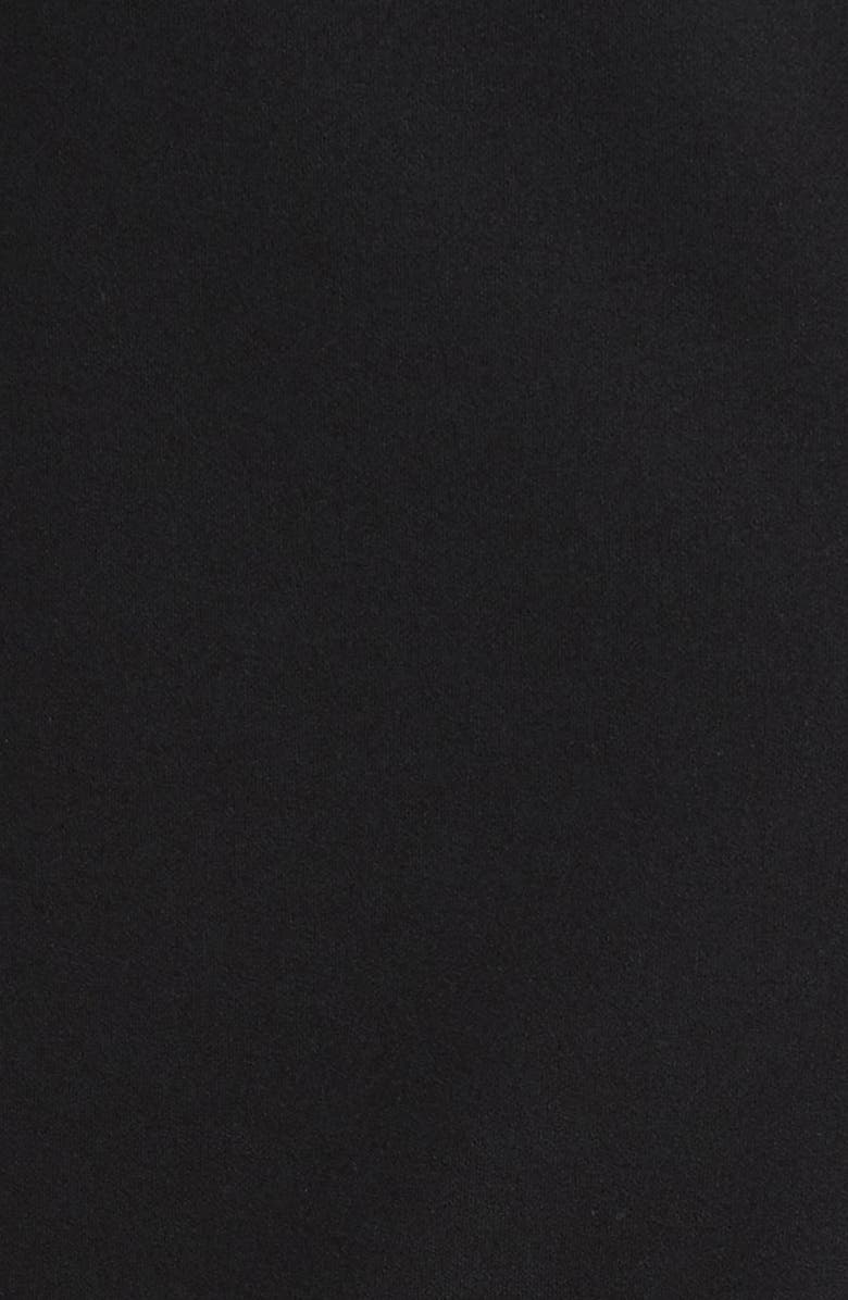 Ming Wang Deco Bell Sleeve Crêpe de Chine Shift Dress, Alternate, color,