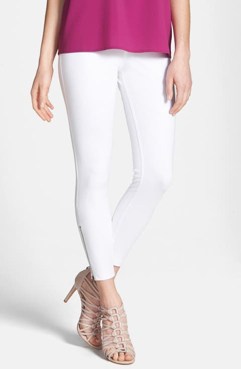 Ankle Zip Skimmer Leggings
