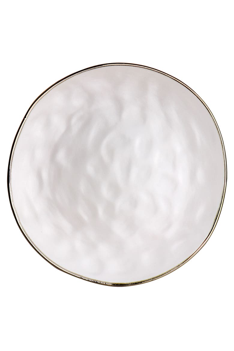 Roman 16 Piece Stoneware Dinnerware Set, Alternate, color, White