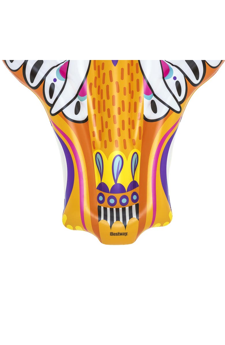 H2OGO! Inflatable Flirty Fiesta Elephant Pool Water Beach Float, Alternate, color, Multicolored