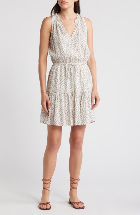 Split Neck White Dresses Nordstrom