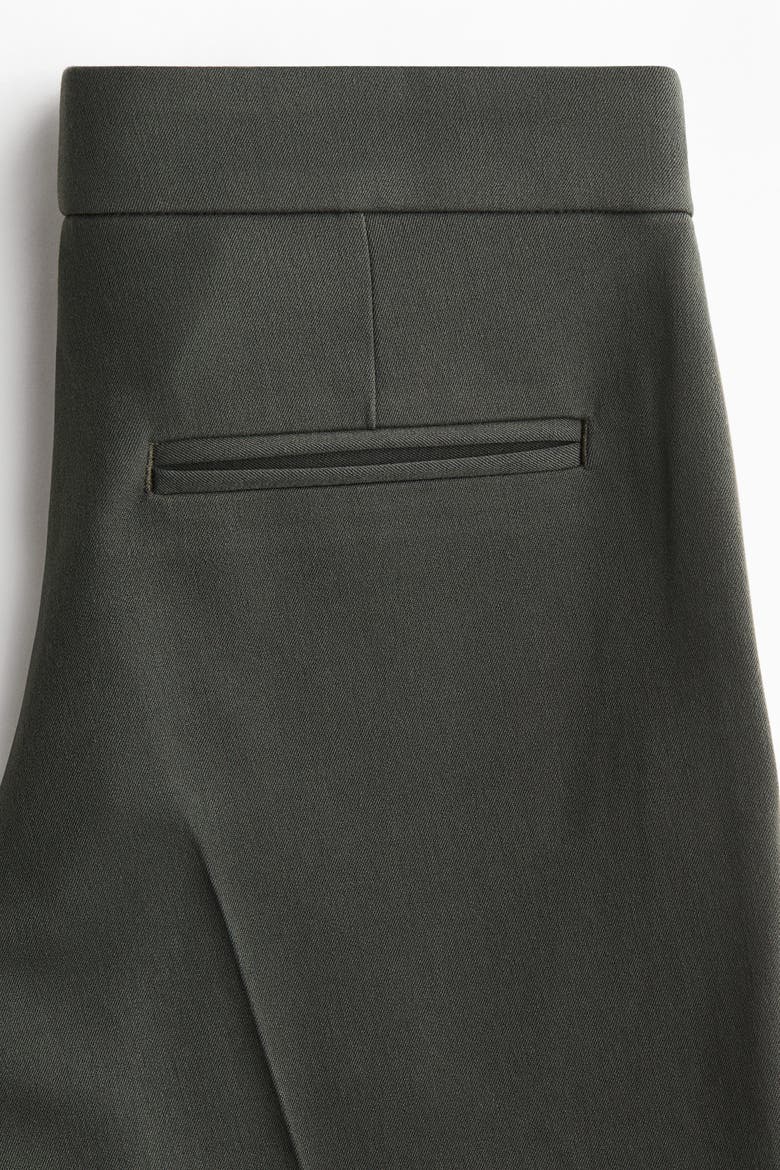 Flared Tailored Trousers, Alternate, color, Dark dusty green