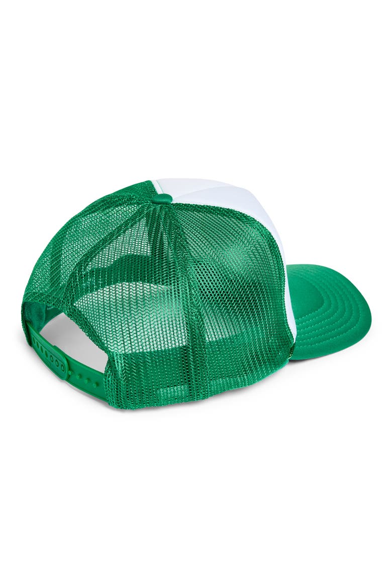 Catch of the Day Trucker Hat, Alternate, color, GREEN SPLIT