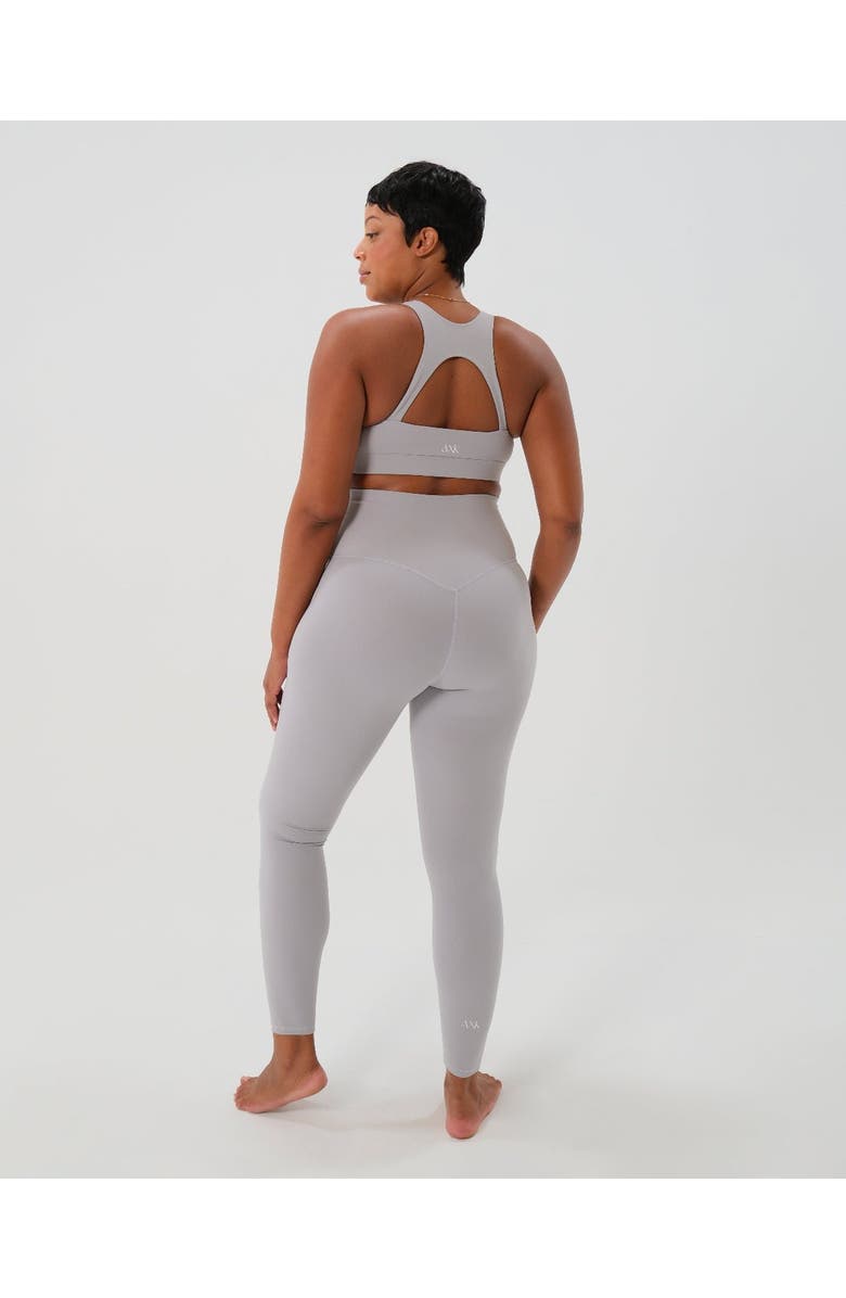 AXK Women's Athletic Maternity Legging with Supportive Belly Band, Alternate, color, Light Grey