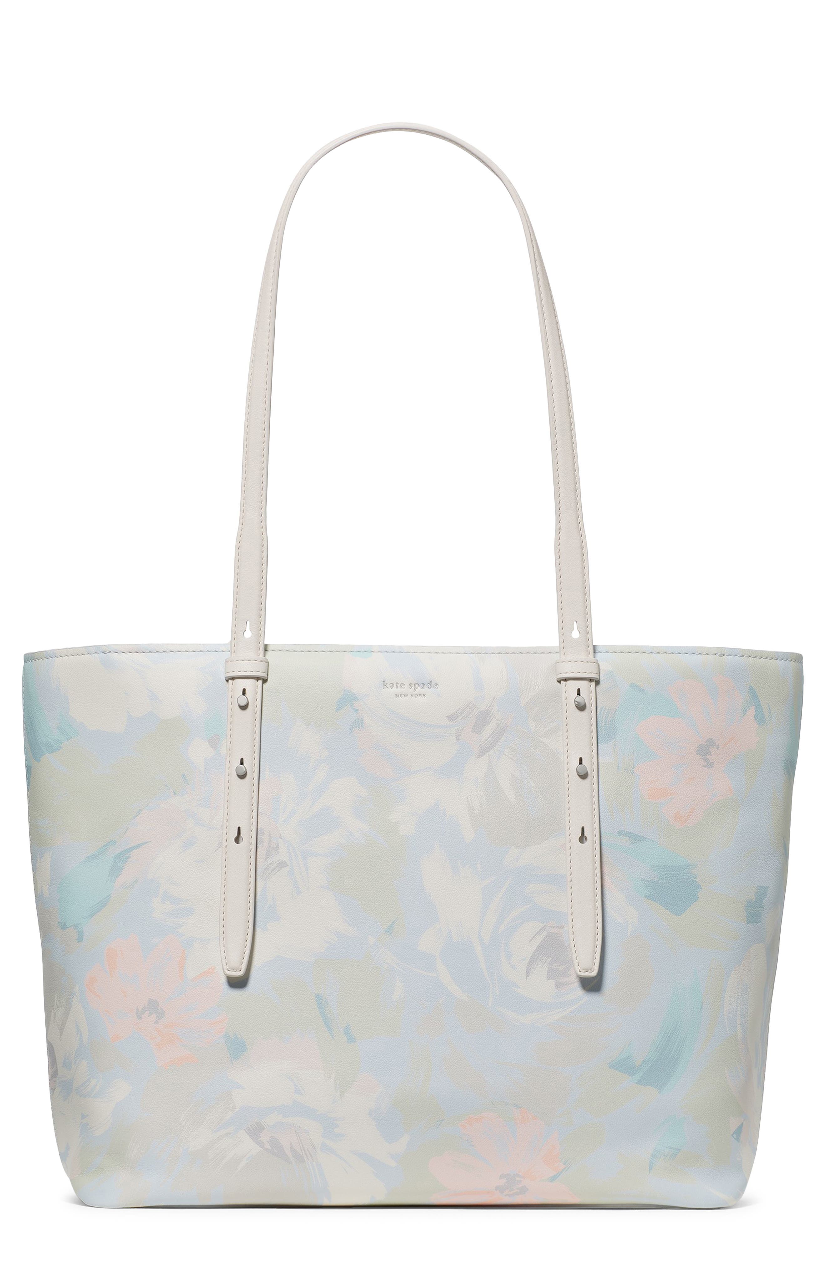 Kate Spade New York do it all fine grain leather tote, Main, color, Multi