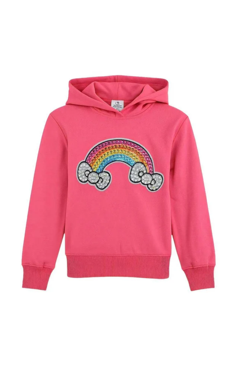 Rainbow Bows Gem Hoodie