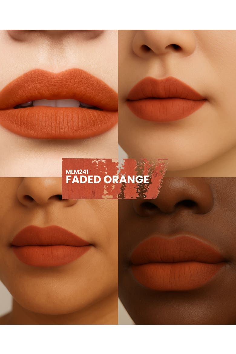 Change Agent Matte Lipstick, Alternate, color, FADED ORANGE