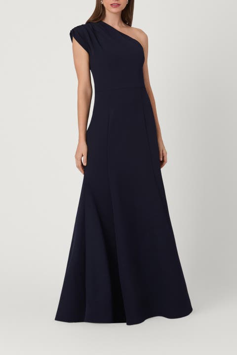 Stretch Crepe Midnight Carley Dress