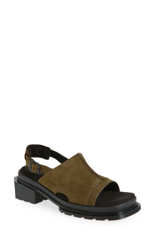 Dr. Martens' Dr. Martens Maybole Slingback Sandal In Dms Olive Buttersoft