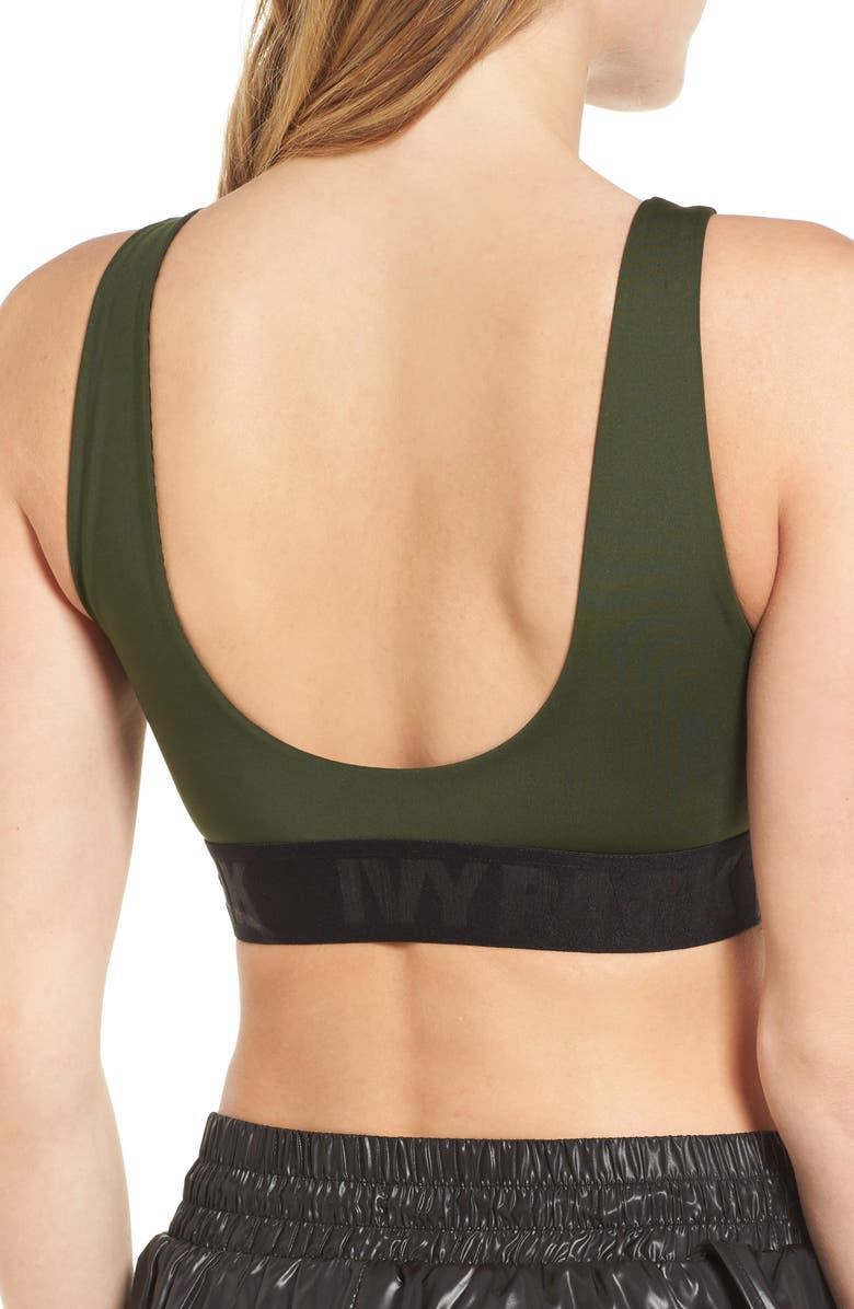 IVY PARK<sup>®</sup> Mesh Lace-Up Sports Bra, Alternate, color, 