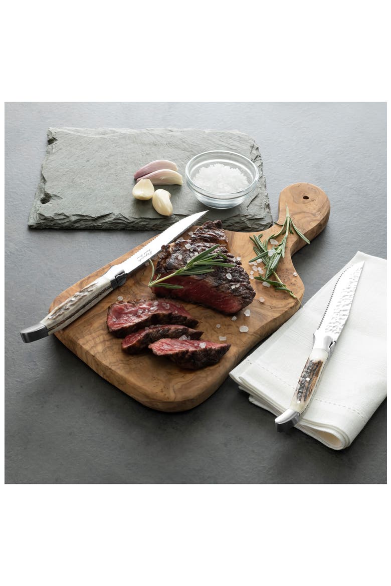 Laguiole Steak Knife - Set of 4, Alternate, color, HORN