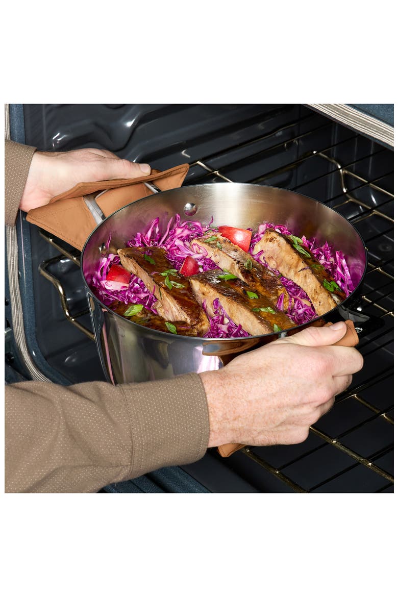 Premier Stainless Steel 6-Qt Stock Pot with Lid, Alternate, color, STAINLESS STEEL