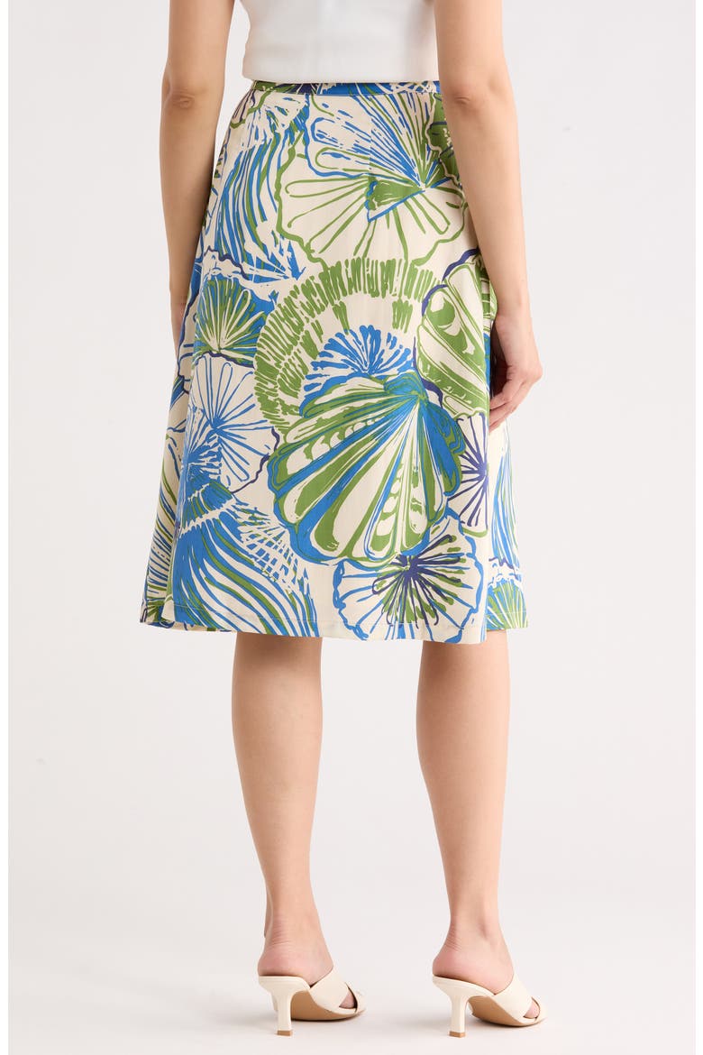 Sunrise Jacque Wrap Skirt, Alternate, color, FRENCH BLUE