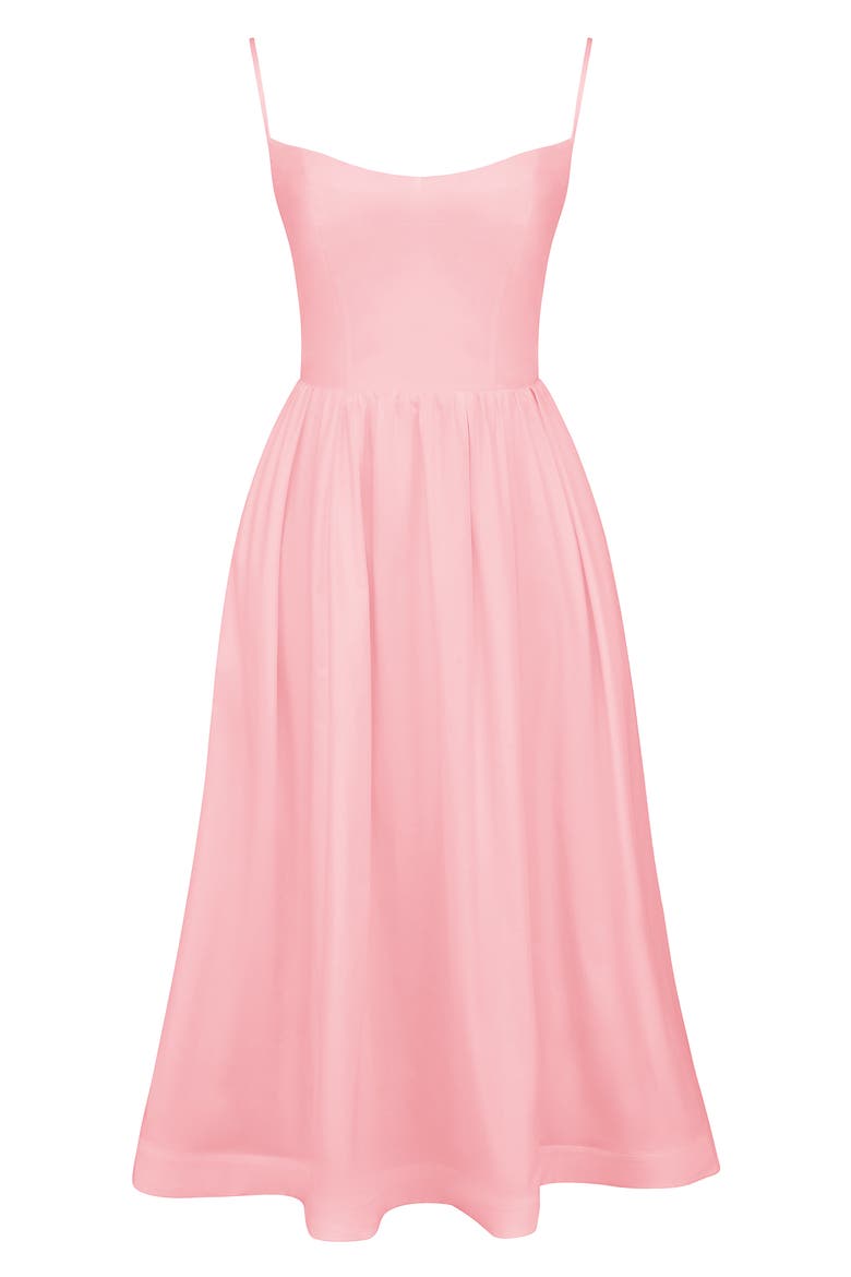 Lolita Fit & Flare Midi Sundress, Alternate, color, PINK FLARED
