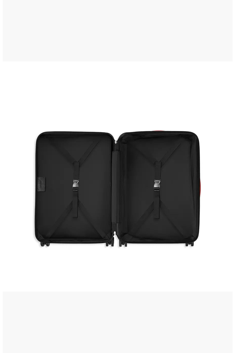 Bank Zip Deluxe Spinner 55S Suitcase, Alternate, color, Navy Blue