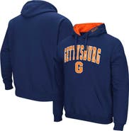 COLOSSEUM Men's Colosseum Navy Gettysburg Bullets Arch & Logo 3.0 Pullover Hoodie