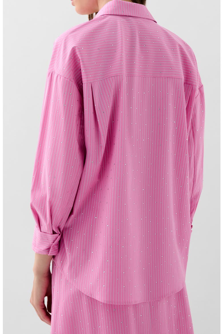 Strass Set Shirt, Alternate, color, Pinkstripes
