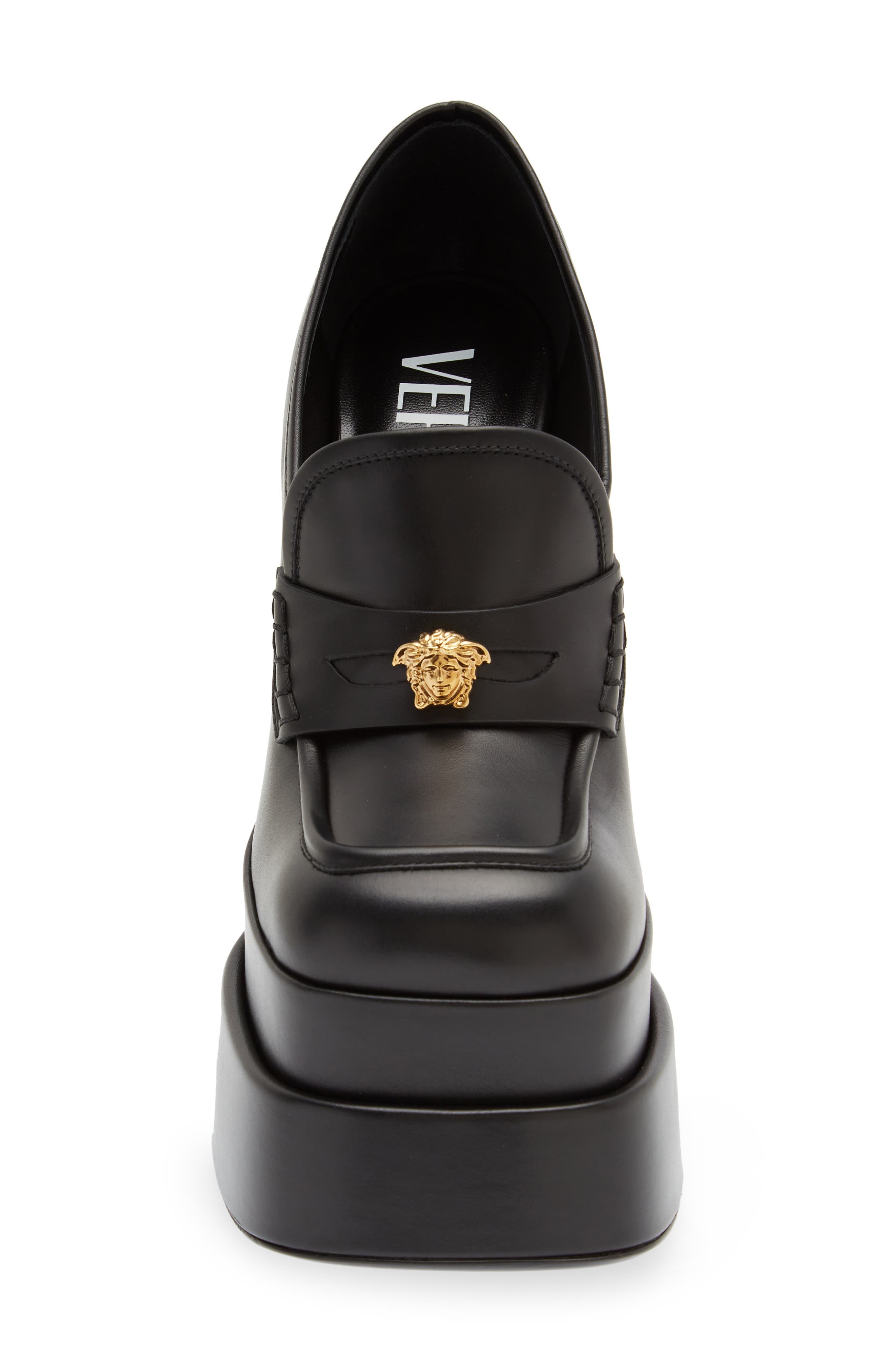 Versace Platform Loafer Pump, Alternate, color, 