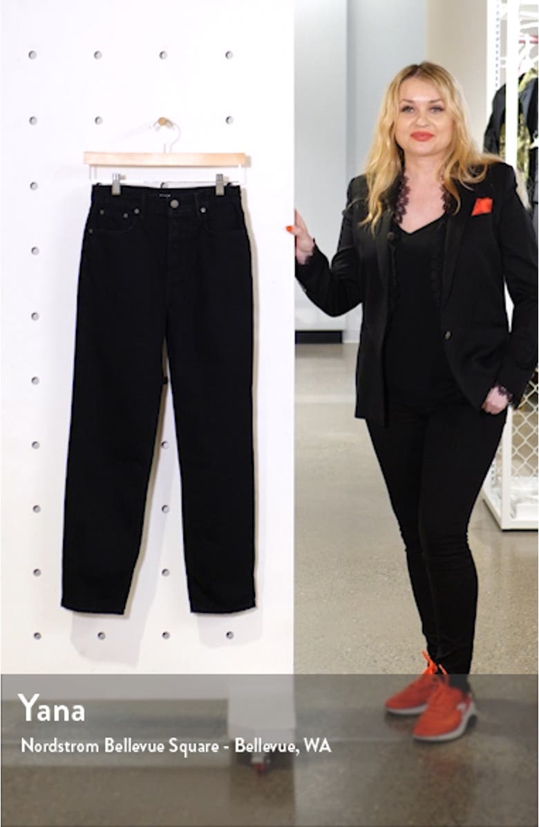 Devon High Waist Boyfriend Jeans, sales video thumbnail