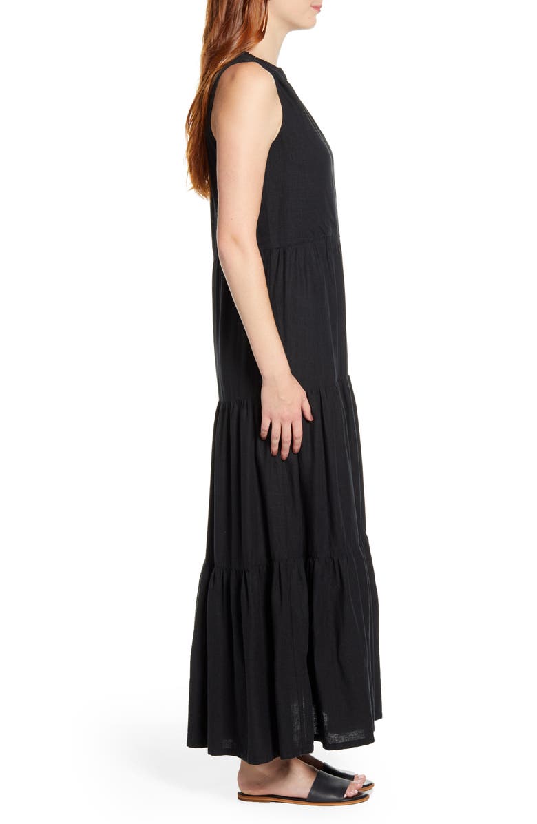 Tommy Bahama Lena Tiered Linen Blend Maxi Sundress, Alternate, color, 