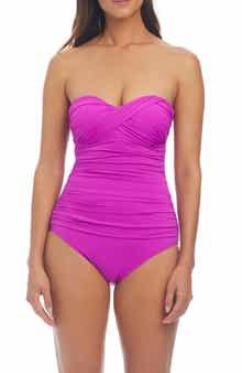 BLEU by Rod Beattie Kore Twist One-Piece Swimsuit