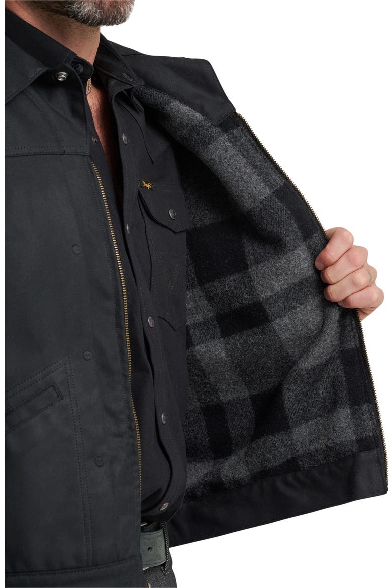 Filson X Wrangler Archival Adventure Jacket, Alternate, color, BLACK