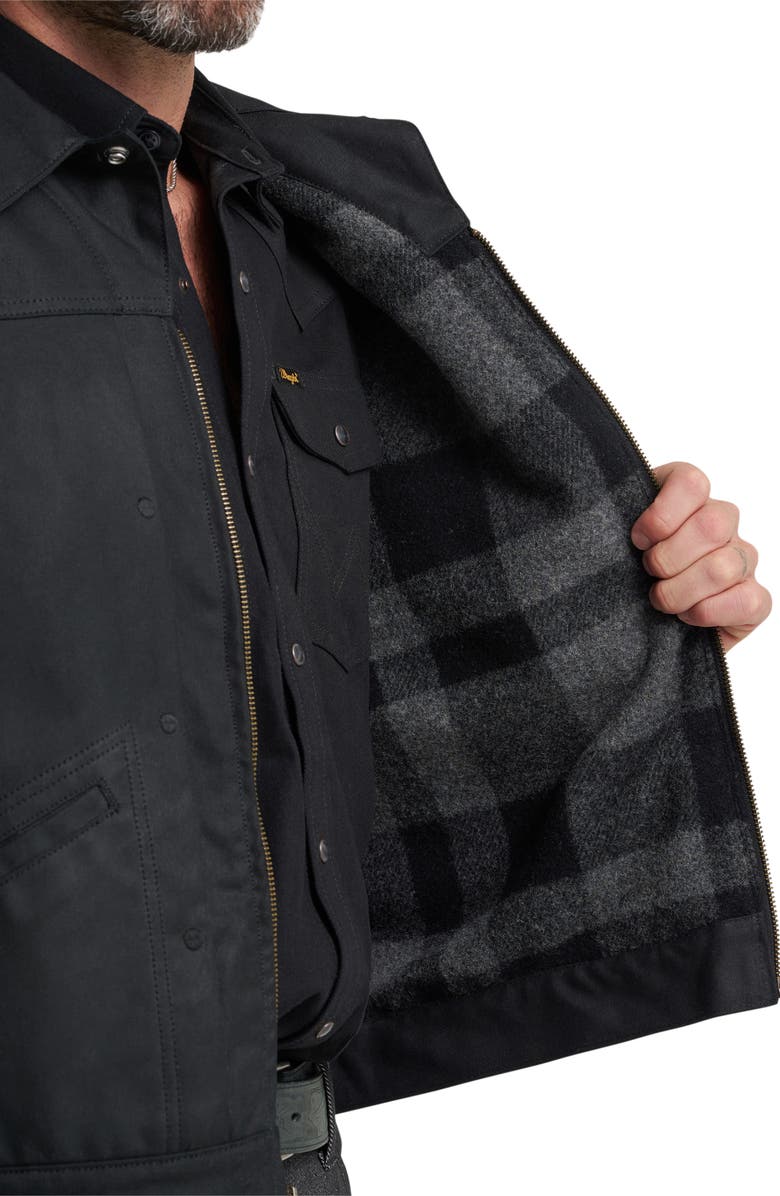 Wrangler Filson X Wrangler Archival Adventure Jacket, Alternate, color, Black